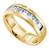 Image 1 : 1.50CT Diamond Mens 14KT Ring Yellow Gold