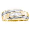 Image 1 : 0.25CT Diamond Mens 14KT Ring Yellow Gold
