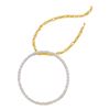 Image 1 : 1CT Diamond Circle 14KT Pendant Yellow Gold