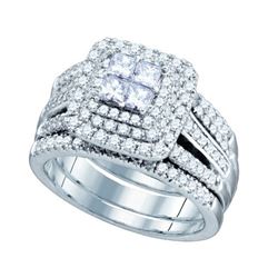1.50CT Diamond Bellagio 14KT Ring White Gold