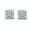 Image 1 : 0.25CT Diamond Micro-Pave 10KT Earrings Yellow Gold