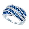 Image 1 : 0.75CT Diamond Micro-Pave 10KT Ring White Gold