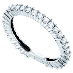 0.75CT Diamond Eternity 14KT Ring White Gold - GD38787