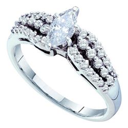 0.75CT Diamond Bridal 14KT Ring Yellow Gold - GD40097