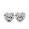 Image 1 : 0.10CT Diamond Heart 10KT Earrings Yellow Gold - GD15040