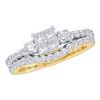 Image 1 : 1.50CT Diamond Invisible 14KT Ring Yellow Gold - GD41383