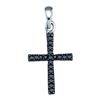 Image 1 : 0.15CT Diamond Cross 10KT Pendant White Gold - GD83402