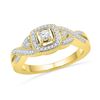 Image 1 : 0.25CT Diamond Anniversary 10KT Ring Yellow Gold - GD100413