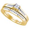 Image 1 : 0.33CT Diamond Invisible 10KT Ring Yellow Gold - GD80971