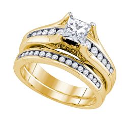 1.25CT Diamond Bridal 14KT Ring Yellow Gold - GD81112