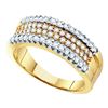 Image 1 : 0.75CT Diamond Anniversary 14KT Ring Yellow Gold - GD51860