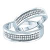 Image 1 : 0.25CT Diamond Micro-Pave 10KT Ring White Gold - GD51287