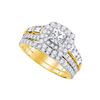 Image 1 : 2.0CT Diamond Bridal 14KT Ring Yellow Gold