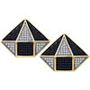 Image 1 : 0.50CT Diamond Micro-Pave 10KT Earrings Yellow Gold