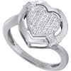Image 1 : 0.12CT Diamond Heart 10KT Ring 2Tone Gold
