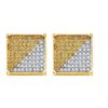 Image 1 : 0.02CT Diamond Micro-Pave 10KT Earrings Yellow Gold