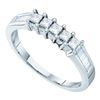 Image 1 : 0.50CT Diamond Invisible 14KT Ring White Gold