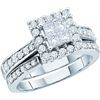 Image 1 : 0.50CT Diamond Invisible 14KT Ring White Gold