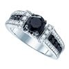 Image 1 : 2.30CT Diamond Bridal 14KT Ring White Gold