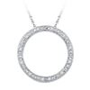 0.05CT Diamond Anniversary 10KT Pendant White Gold