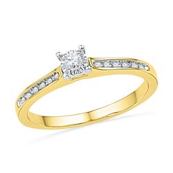 0.10CT Diamond Anniversary 10KT Ring Yellow Gold