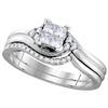 Image 1 : 0.33CT Diamond Invisible 10KT Ring White Gold