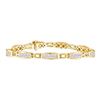 Image 1 : 2CT Diamond Invisible 14KT Bracelet Yellow Gold