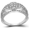 0.33CT Diamond Bridal 10KT Ring White Gold