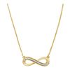 0.05CT Diamond Anniversary 10KT Necklace Yellow Gold