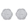 Image 1 : 0.20CT Diamond Micro-Pave 10KT Earrings White Gold