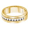 Image 1 : 1CT Diamond Mens 14KT Ring Yellow Gold