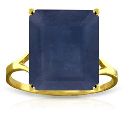 7 ctw Sapphire Ring Jewelry 14KT Yellow Gold