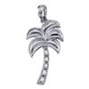 Image 1 : 0.05CT Diamond Tree 10KT Pendant White Gold