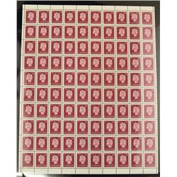 Sheet of 100 Stamps #926a