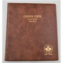 Canada Large Cent Book 1859 to 1920 - 34 Coins