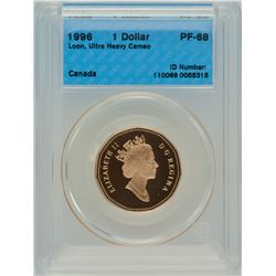 1996 1$ PF-68 Loon - Ultra Heavy Cameo
