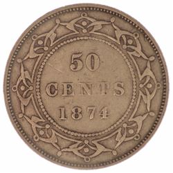 1874 Newfoundland 50¢ VF-20 ICCS