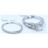 Image 4 : Silver & Cubic Zirconia Ring:3.10 gms/Cubic Zirconia:0.45ct/Silver & Cubic Zirconia Band:1.81 gmsCub