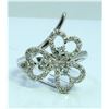 Image 1 : 14K WHITE GOLD RING 5.27GRAM / DIAMOND 0.41CT GH COLOR Si CLARITY