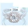 Image 2 : Silver & Cubic Zirconia Ring:4.12GMS/Cubic Zirconia:0.50CT