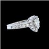 Image 2 : 0.35CT NATURAL DIAMOND 14K WHITE GOLD RING