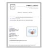 Image 3 : 1.07CT NATURAL SPESSARTITE 14K WHITE GOLD RING