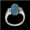 Image 2 : 0.88CT DAMOND 14K WHITE GOLD DIAMOND RING