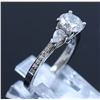 Image 2 : Silver & Cubic Zirconia Ring:2.68gms/Cubic Zirconia:0.34ct