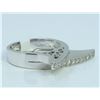 Image 1 : 14K WHITE GOLD RING 8.26 GRAM  DIAMOND 0.63CT