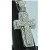 Image 2 : 14K WHITE GOLD PENDANT 14.60GRAM  DIAMOND 1.75CT