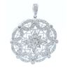 Image 1 : 18K WHITE GOLD DIAMOND PENDANT:6.13 GRAMS/DIAMOND:0.69CT