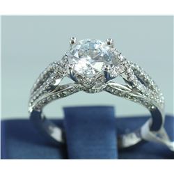 Silver & Cubic Zirconia Ring:3.56gms/Cubic Zirconia:0.52ct