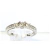 Image 1 : 14K WHITE GOLD DIAMOND RING:3.50 GRAMS/DIAMOND:0.56CT