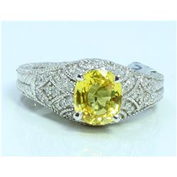 YELLOW SAPPHIRE OVAL 1.91CT